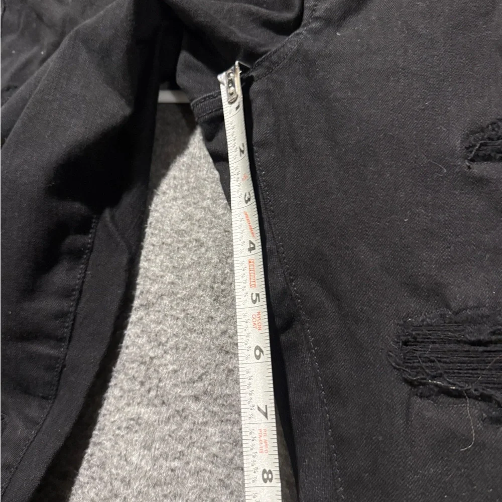 Jordan Craig Sean Legacy Edition Jeans mens 38x32 black stripe distressed Skinny